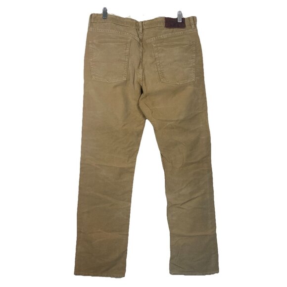 Polo Ralph Lauren Pants The Varick Slim 625 Straight Jeans Size 36 x 34 Tan - Picture 3 of 9